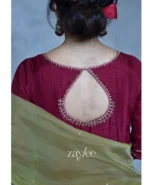 Wine Maroon Anarkali - Image 5
