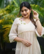 Ivory Ruffle Dress - Image 3