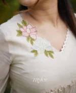 Ivory Ruffle Dress - Image 4