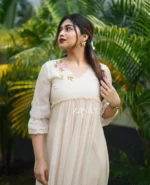 Ivory Ruffle Dress - Image 5