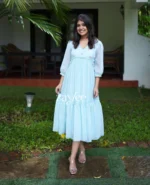 Aqua Blue Kota Dress - Image 2