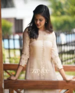 Beige Kurta & Pants - Image 3