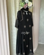 Black Zari Embellished Kurta