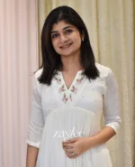 Cream-Pink Dual Tone Kurta - Image 4