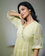 Lime Yellow Kota Dress