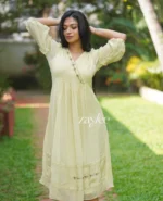 Lime Yellow Kota Dress - Image 4