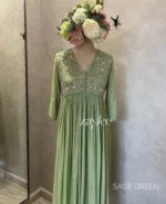 Embellished Pearl Work Kurta - Image 3
