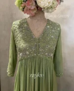 Embellished Pearl Work Kurta - Image 2