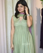 Pista Green Embroidered Kurta - Image 2