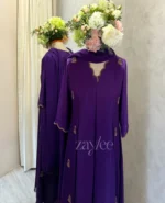 Purple Box Pleat Kurta - Image 2