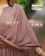 Purple Zari Scalloped Kurta - Image 4