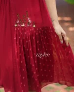 Red Midi Dress - Image 4