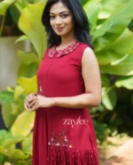 Red Midi Dress - Image 3