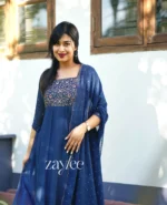 Regal Blue Anarkali
