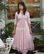 French Rose Embellished Kurta - Image 4
