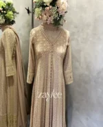 Pale Mauve Chikankari Anarkali - Image 2