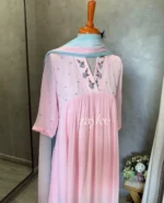 Pink-Blue Dual Tone Kurta - Image 3