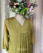 DFAB center gathered V neck kurta - Image 2