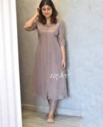 Wenge Brown Kurta & Pants - Image 2