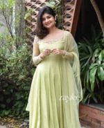Pistachio Green Panel Anarkali