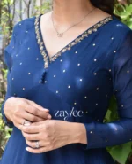 Midnight Bloom Kurta - Image 3