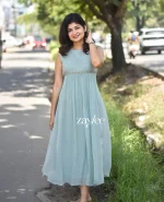 Frosty Mint Organza Kurta - Image 2